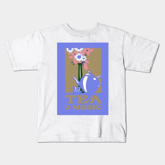 Tea & Music 4 Kids T-Shirt by ScottCarey